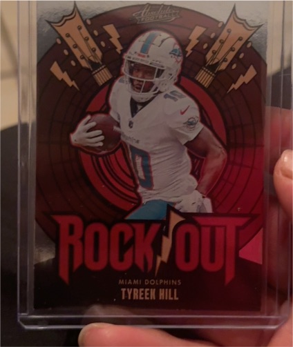 2024 Panini Absolute Rock Out #RO-THL Tyreek Hill — front