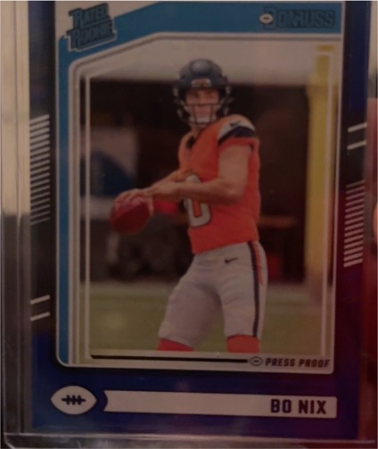 2024 Panini Donruss #369 Bo Nix — front