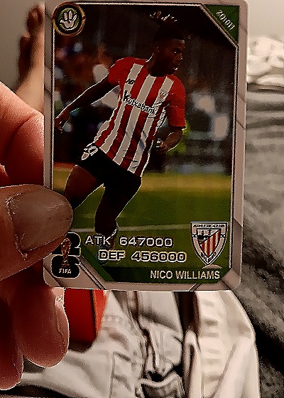 2023 Panini Athletic Club Bilbao #70/001 Nico Williams — front