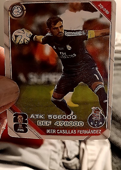 2014 Panini FIFA 365 #ZP049 Iker Casillas Fernández — front