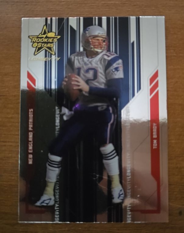 2005 Leaf Rookies & Stars Longevity #57 Tom Brady — front