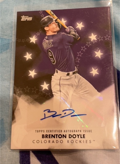 2024 Topps Baseball Stars Autographs Brenton Doyle — front