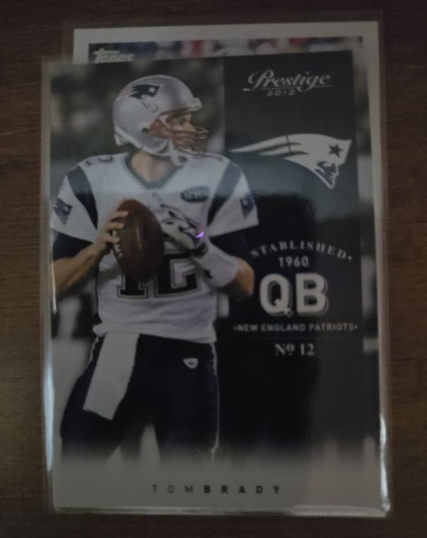 2012 Panini Prestige #107 Tom Brady — front