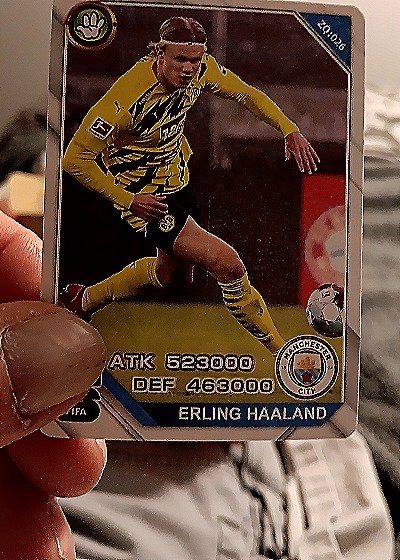2020 Topps UEFA Champions League #20 Erling Haaland — front