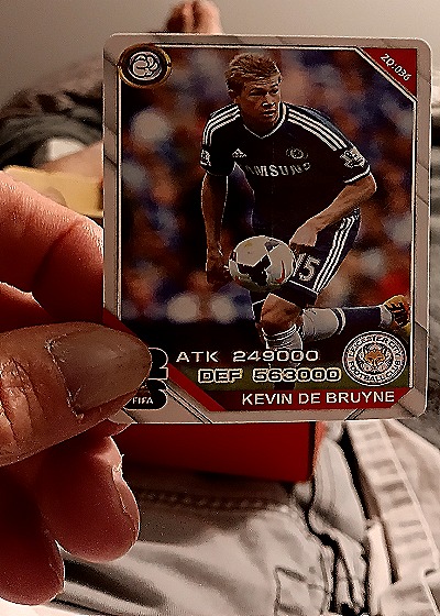 2013 Score Premier League #20 Kevin De Bruyne — front