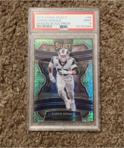 2019 Panini Select #44 Aaron Donald — front