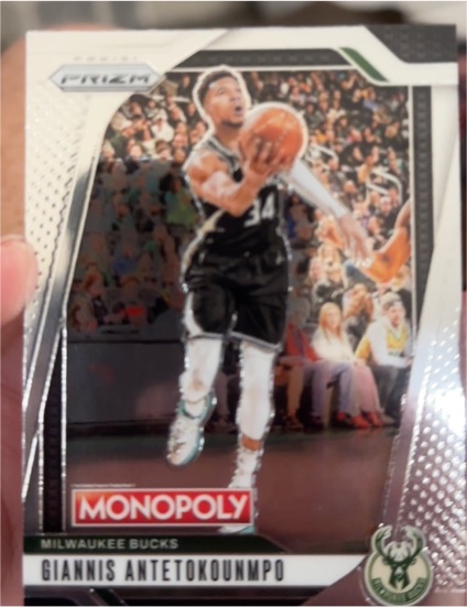 2024-25 Panini Prizm Monopoly #7 Giannis Antetokounmpo — front