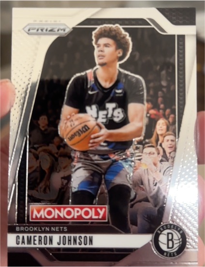 2024-25 Panini Prizm Monopoly #53 Cameron Johnson — front
