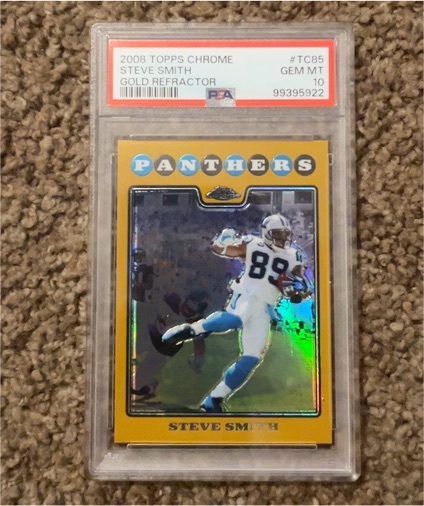 2008 Topps Chrome #TC85 Steve Smith — front