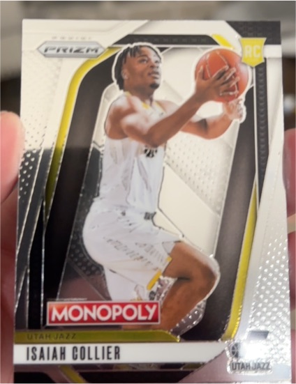 2024-25 Panini Prizm Monopoly #36 Isaiah Collier — front