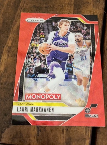 2024-25 Panini Prizm Monopoly #34 Lauri Markkanen — front