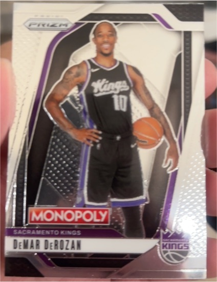 2024-25 Panini Prizm Monopoly #38 DeMar DeRozan — front