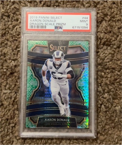 2019 Panini Select #44 Aaron Donald — front