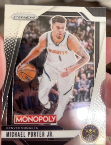 2024-25 Panini Prizm Monopoly #56 Michael Porter Jr. — front