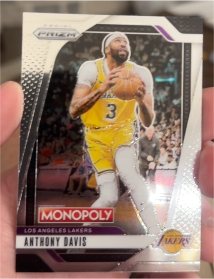 2024-25 Panini Prizm Monopoly #44 Anthony Davis — front