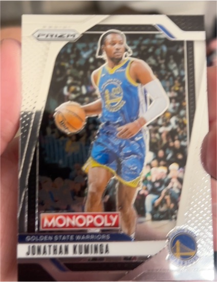 2024-25 Panini Prizm Monopoly #84 Jonathan Kuminga — front