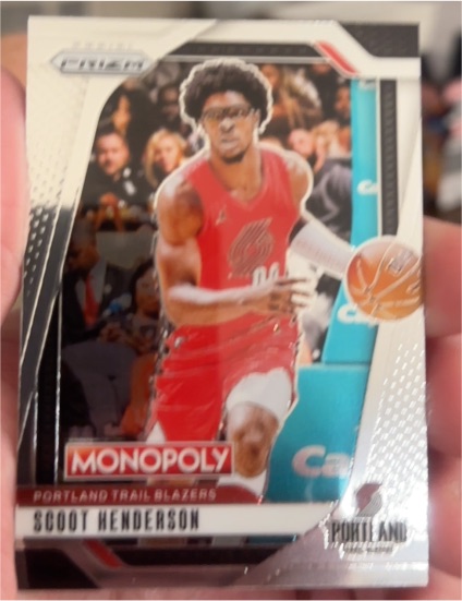 2024-25 Panini Prizm Monopoly #5 Scoot Henderson — front