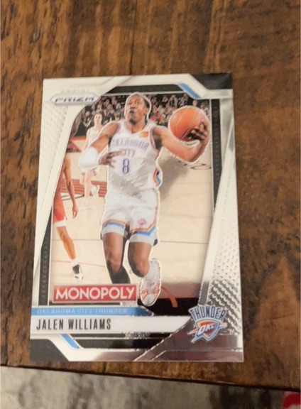 2024-25 Panini Prizm Monopoly #81 Jalen Williams — front