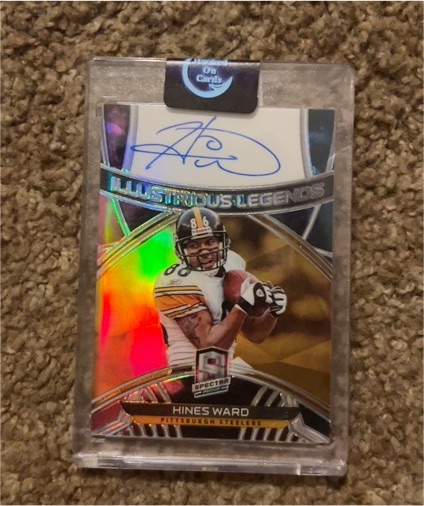 2018 Panini Spectra Illustrious Legends Hines Ward — front