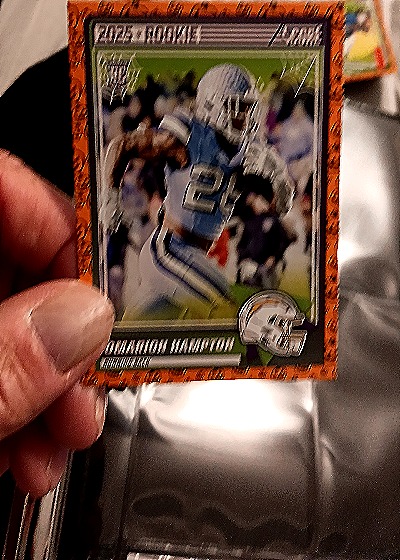 2023 Donruss #37 Omarion Hampton — front
