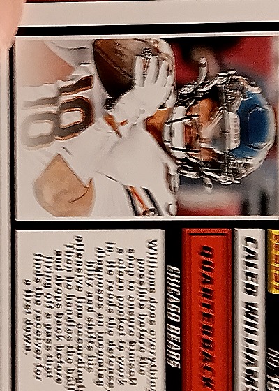 2025 Panini Score-A-Treat #107 Caleb Williams — back