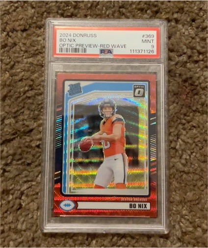 2024 Panini Donruss Optic Preview #369 Bo Nix — front