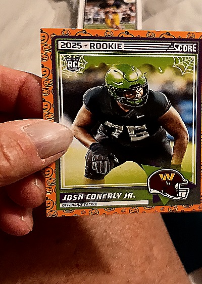 2025 Panini Score-A-Treat #100 Josh Conerly Jr. — front