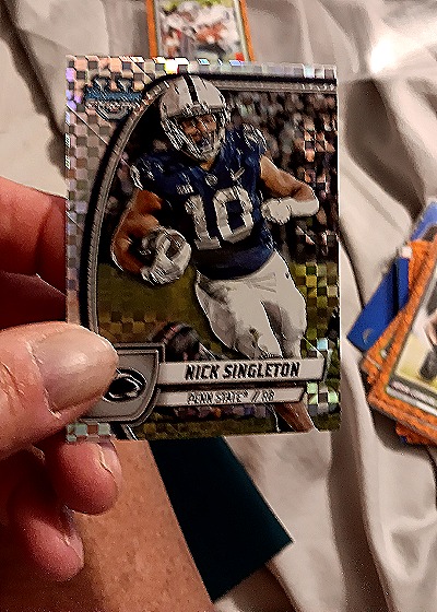 2024 Bowman University Chrome #188 Nick Singleton — front