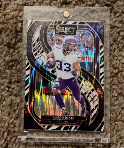 2024 Panini Select Premier Level #102 Aaron Jones — front