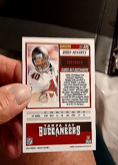 1999 Score #176 Mike Alstott — back