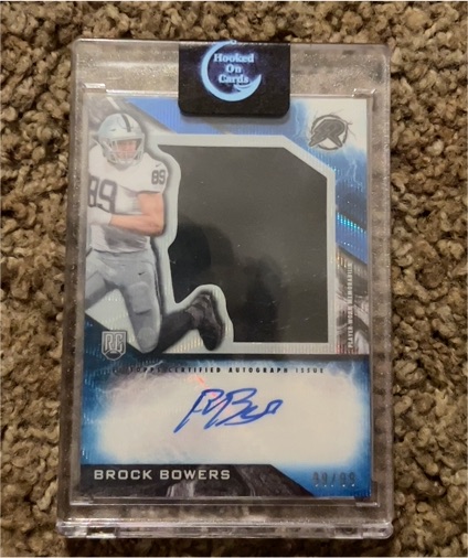 2024 Topps Resurgence #RPA-BB Brock Bowers Rookie Patch Autograph — front