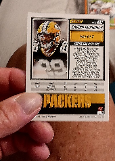 2025 Panini Score-A-Treat #227 Xavier McKinney — back