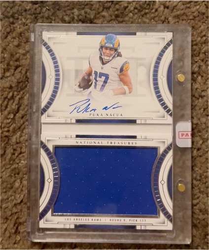 2023 Panini National Treasures #177 Puka Nacua — front