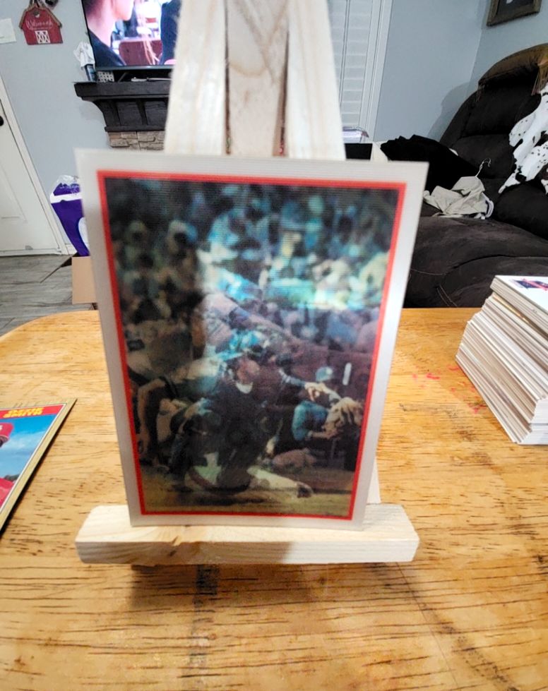 1987 Sportflics Baseball Magic Motion Card — front