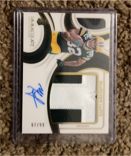 2023 Panini Immaculate #07/99 Marshawn Lloyd — front