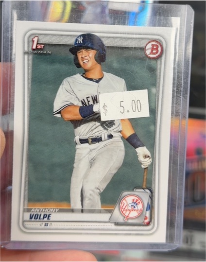 2020 Bowman Prospects #BP-139 Anthony Volpe — front