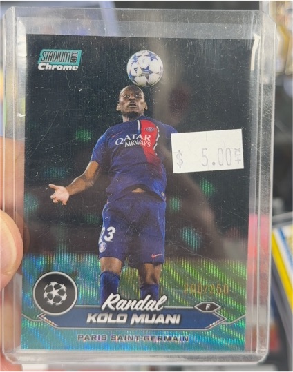 2023-24 Topps Stadium Club Chrome UEFA #23 Randal Kolo Muani — front