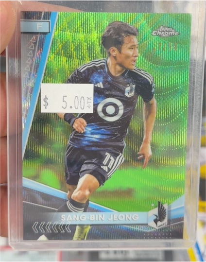 2024 Topps Chrome MLS #195 Sang-bin Jeong — front