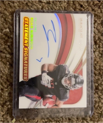 2024 Panini Immaculate Statement Signatures #Bijan Robinson — front