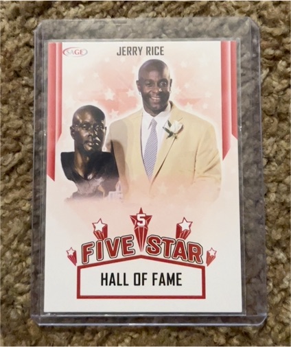 2023 SAGE Five Star #FS-5 Jerry Rice — front