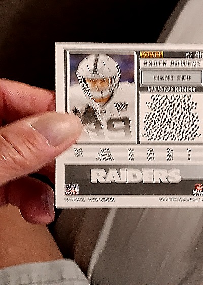 2025 Panini Score A Treat #36 Brock Bowers — back