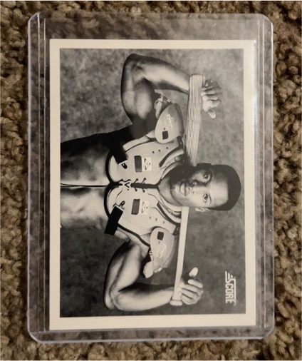 1990 Score #697 Bo Jackson — front