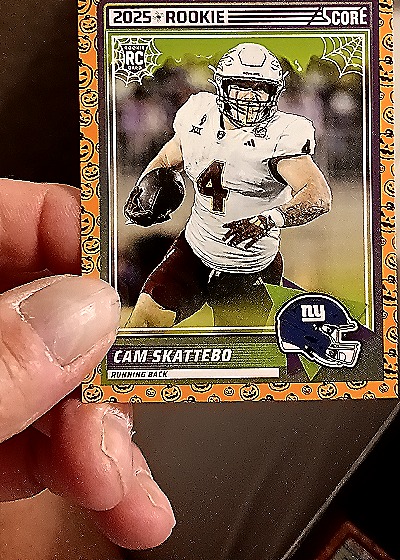 2025 Panini Score A Treat #1 Cam Skattebo — front