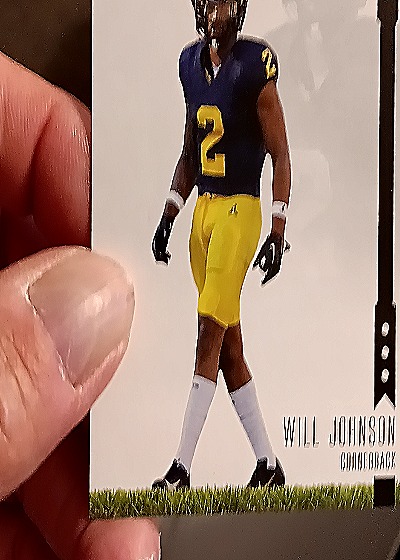 2025 SAGE High Series #200 Will Johnson Michigan Wolverines — front