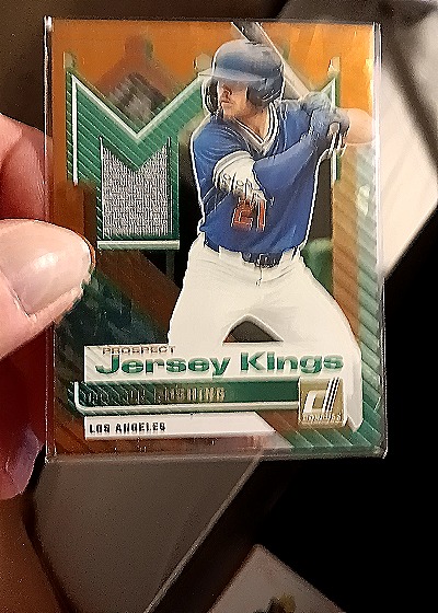 2025 Panini Donruss Prospect Jersey Kings #PJK-DR Dalton Rushing — front