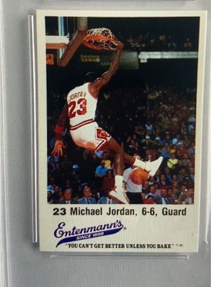 1987 Entenmann's #23 Michael Jordan — front