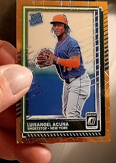 2025 Donruss Optic #1 Luisangel Acuna — front