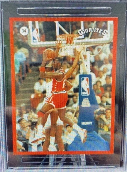 1986 Fleer #34 Michael Jordan — front