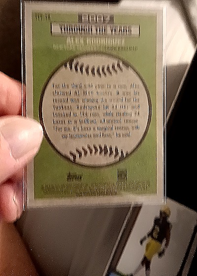 2025 Topps Heritage #TTY-19 Alex Rodriguez — back