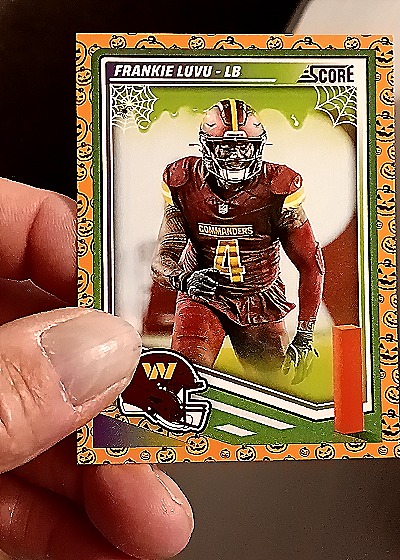 2025 Panini Score A Treat #108 Frankie Luvu — front